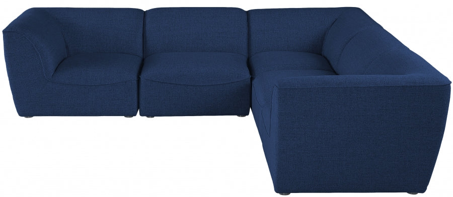 Miramar Blue Modular Sectional from Meridian - Luna Furniture