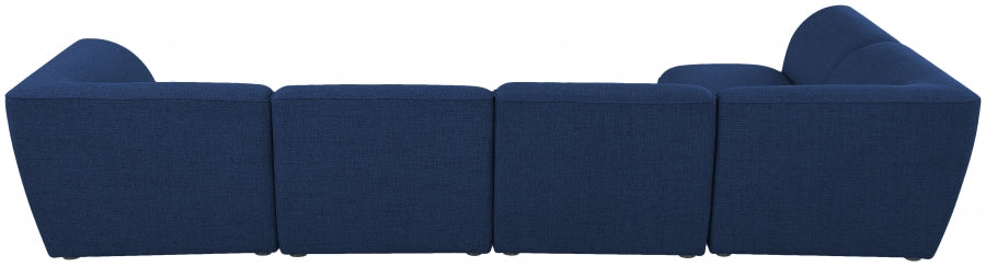 Miramar Blue Modular Sectional from Meridian - Luna Furniture