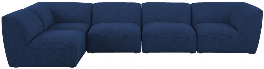 Miramar Blue Modular Sectional from Meridian - Luna Furniture