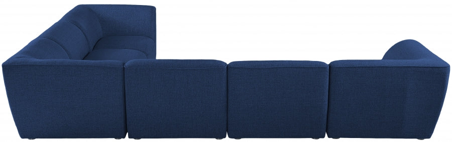 Miramar Blue Modular Sectional from Meridian - Luna Furniture