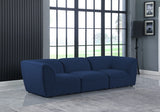 Miramar Blue Modular Sofa from Meridian - Luna Furniture