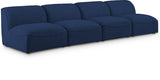 Miramar Blue Modular Sofa from Meridian - Luna Furniture