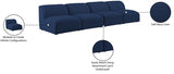 Miramar Blue Modular Sofa from Meridian - Luna Furniture