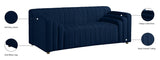 Naya Blue Velvet Loveseat from Meridian - Luna Furniture