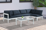 Nizuc Blue Outdoor Patio Aluminum Modular Sectional from Meridian - Luna Furniture