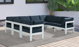 Nizuc Blue Outdoor Patio Aluminum Modular Sectional from Meridian - Luna Furniture