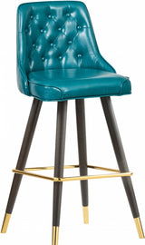 Portnoy Blue Faux Leather Bar | Counter Stool, Set of 2 from Meridian - Luna Furniture