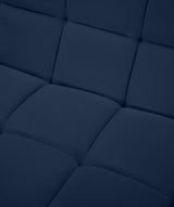 Relax Blue Velvet Modular Armless Chair from Meridian - Luna Furniture