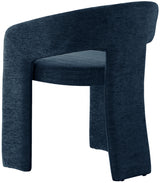 Rendition Blue Fabric Dining Chair from Meridian - Luna Furniture