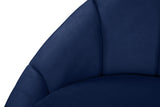 Shelly Blue Velvet Sofa from Meridian - Luna Furniture