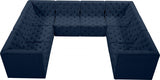 Tuft Blue Velvet Modular Sectional from Meridian - Luna Furniture