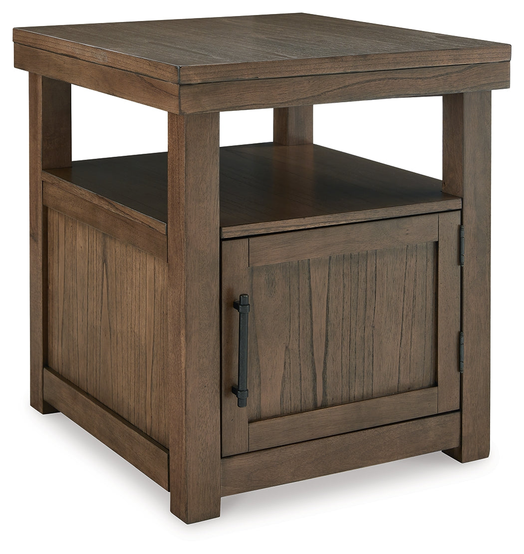 Boardernest Brown End Table from Ashley - Luna Furniture