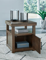 Boardernest Brown End Table from Ashley - Luna Furniture