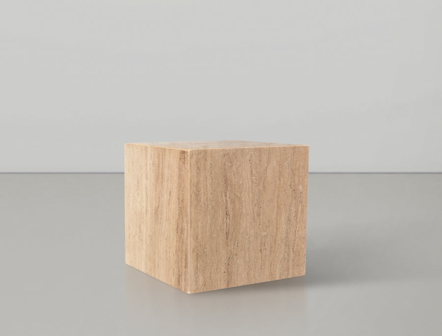 Bolzano End Table Beige from Meridian - Luna Furniture