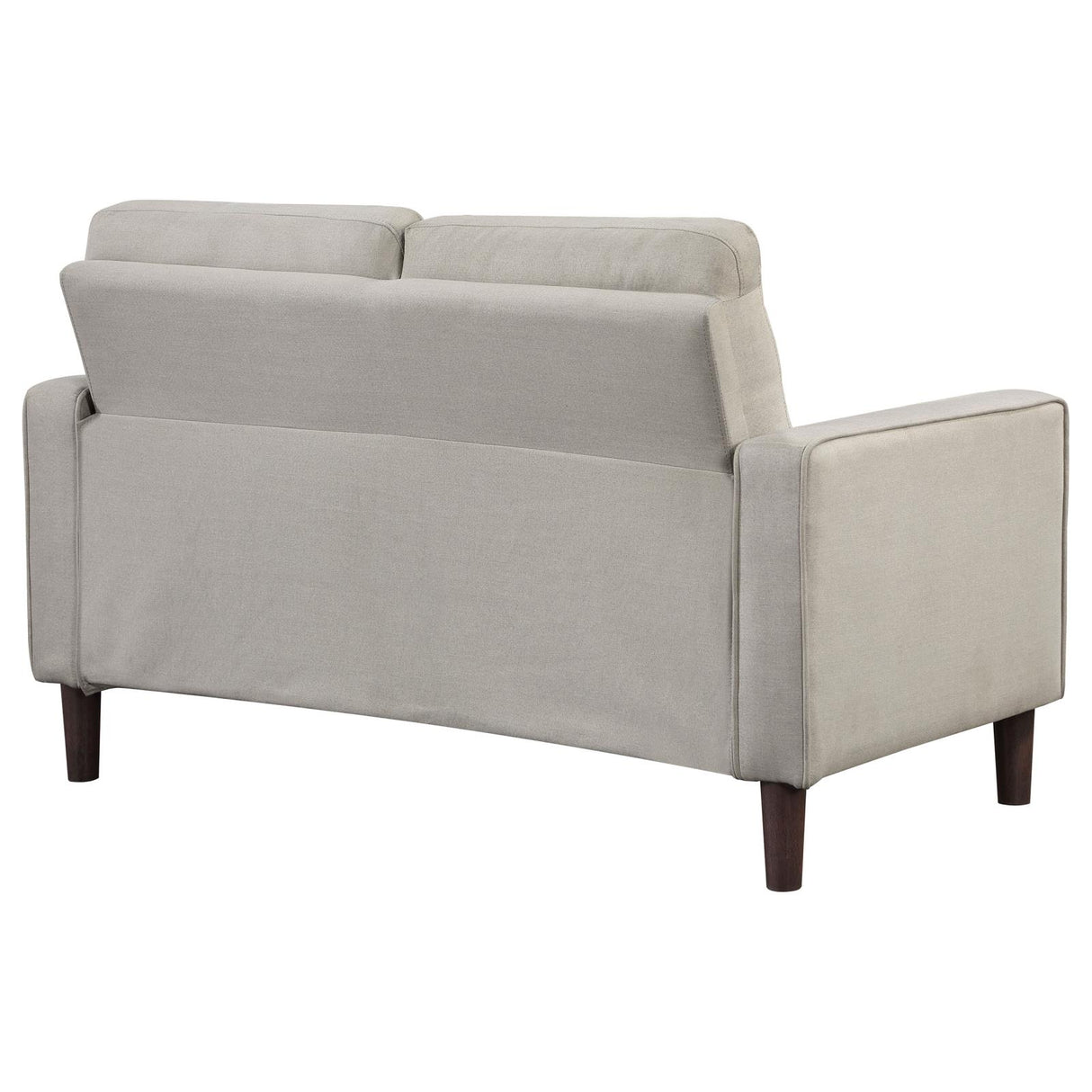 Bowen Upholstered Track Arms Tufted Loveseat Beige - 506786 - Luna Furniture