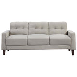 Bowen Upholstered Track Arms Tufted Sofa Beige - 506785 - Luna Furniture