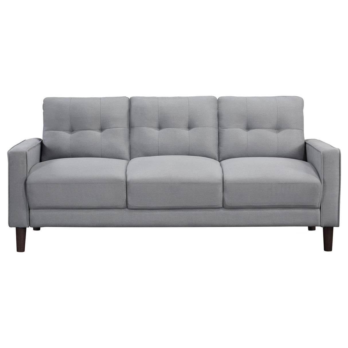 Bowen Upholstered Track Arms Tufted Sofa Grey from Coaster - Luna Furniture