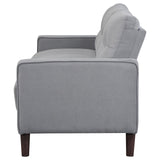 Bowen Upholstered Track Arms Tufted Sofa Grey from Coaster - Luna Furniture