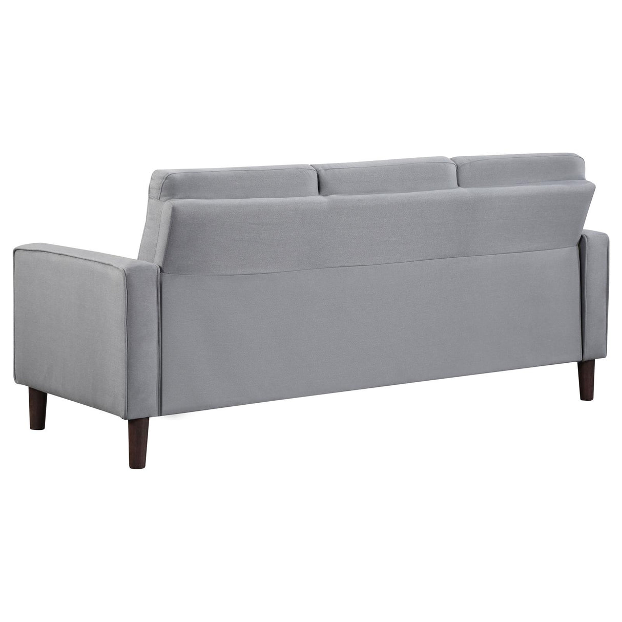 Bowen Upholstered Track Arms Tufted Sofa Grey from Coaster - Luna Furniture