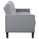 Bowen Upholstered Track Arms Tufted Sofa Grey from Coaster - Luna Furniture