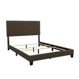 Boyd Queen Upholstered Bed with Nailhead Trim Charcoal from Coaster - Luna Furniture