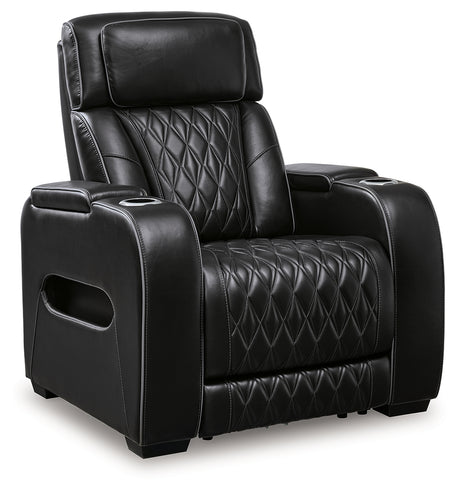 Boyington Black Power Recliner - U2710613 - Luna Furniture