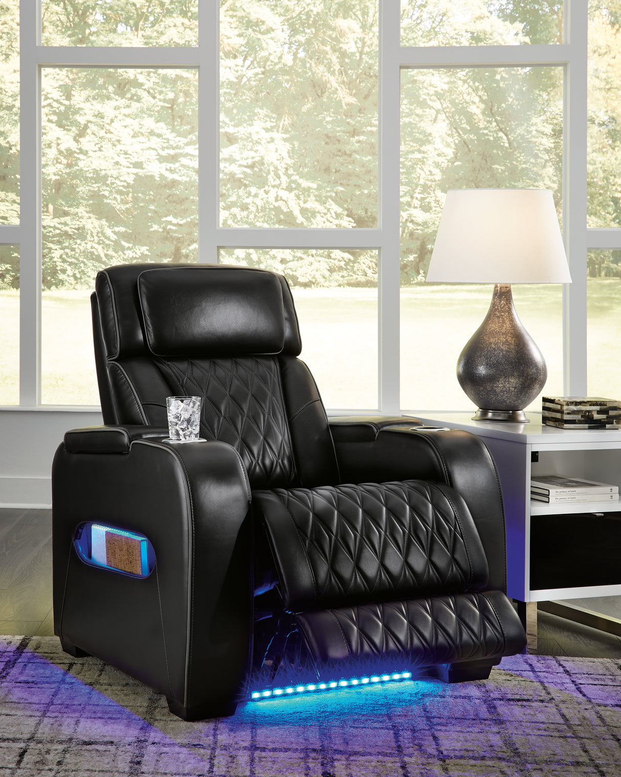 Boyington Black Power Recliner from Ashley - Luna Furniture