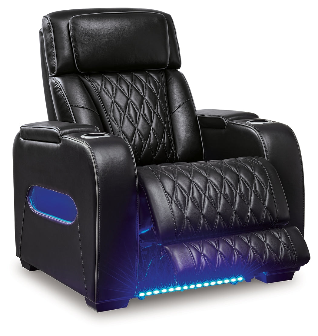 Boyington Black Power Recliner from Ashley - Luna Furniture