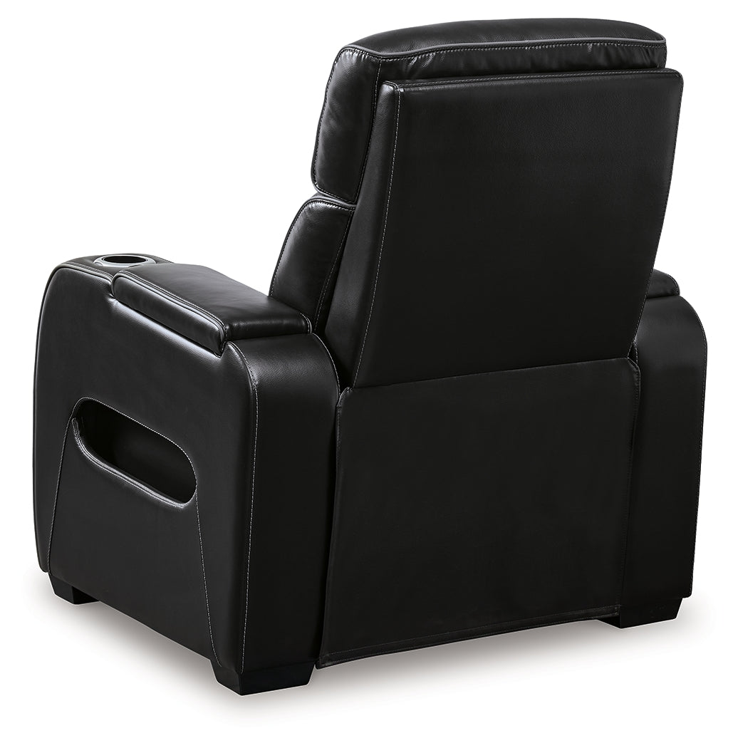 Boyington Black Power Recliner from Ashley - Luna Furniture