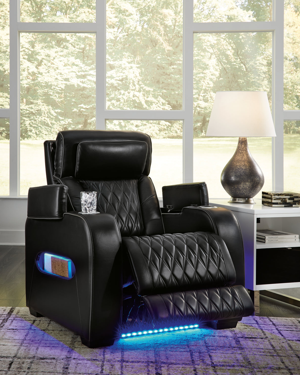 Boyington Black Power Recliner from Ashley - Luna Furniture