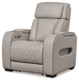 Boyington Gray Power Recliner - U2710513 - Luna Furniture