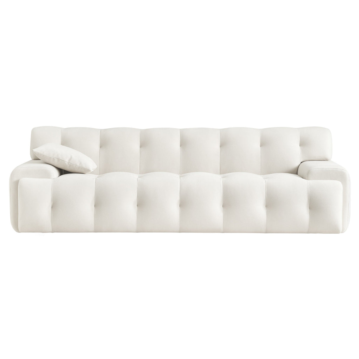 Brampton Cream Velvet Sofa 90 inch - AFC02052 - Luna Furniture