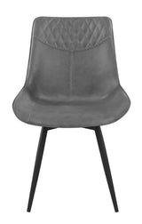 Brassie Upholstered Side Chairs Grey (Set of 2) - 110272 - Luna Furniture