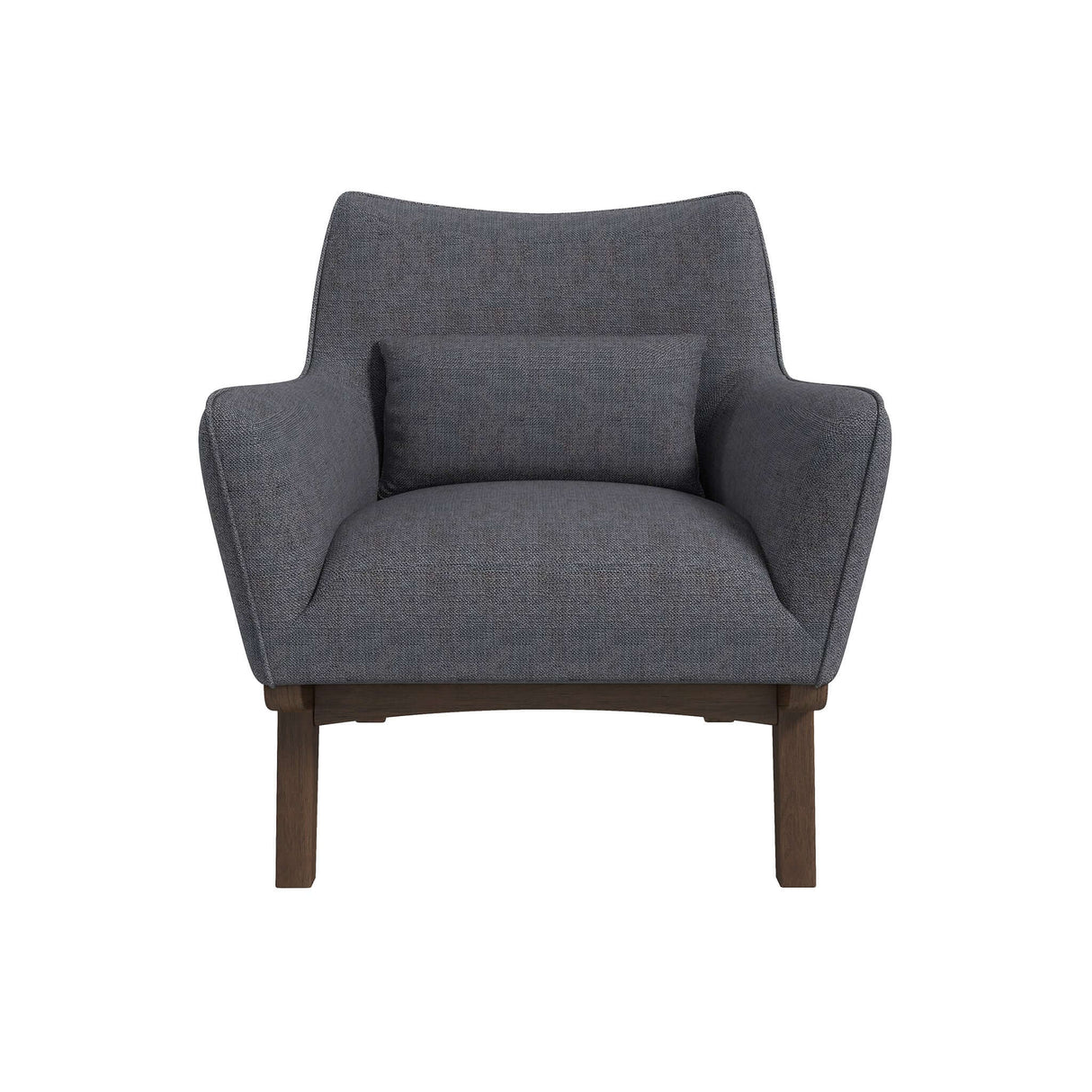 Brayden Mid Century Modern Sea Side Grey Linen Armchair - AFC00104 - Luna Furniture