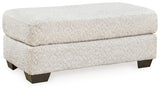 Brebryan Flannel Ottoman from Ashley - Luna Furniture