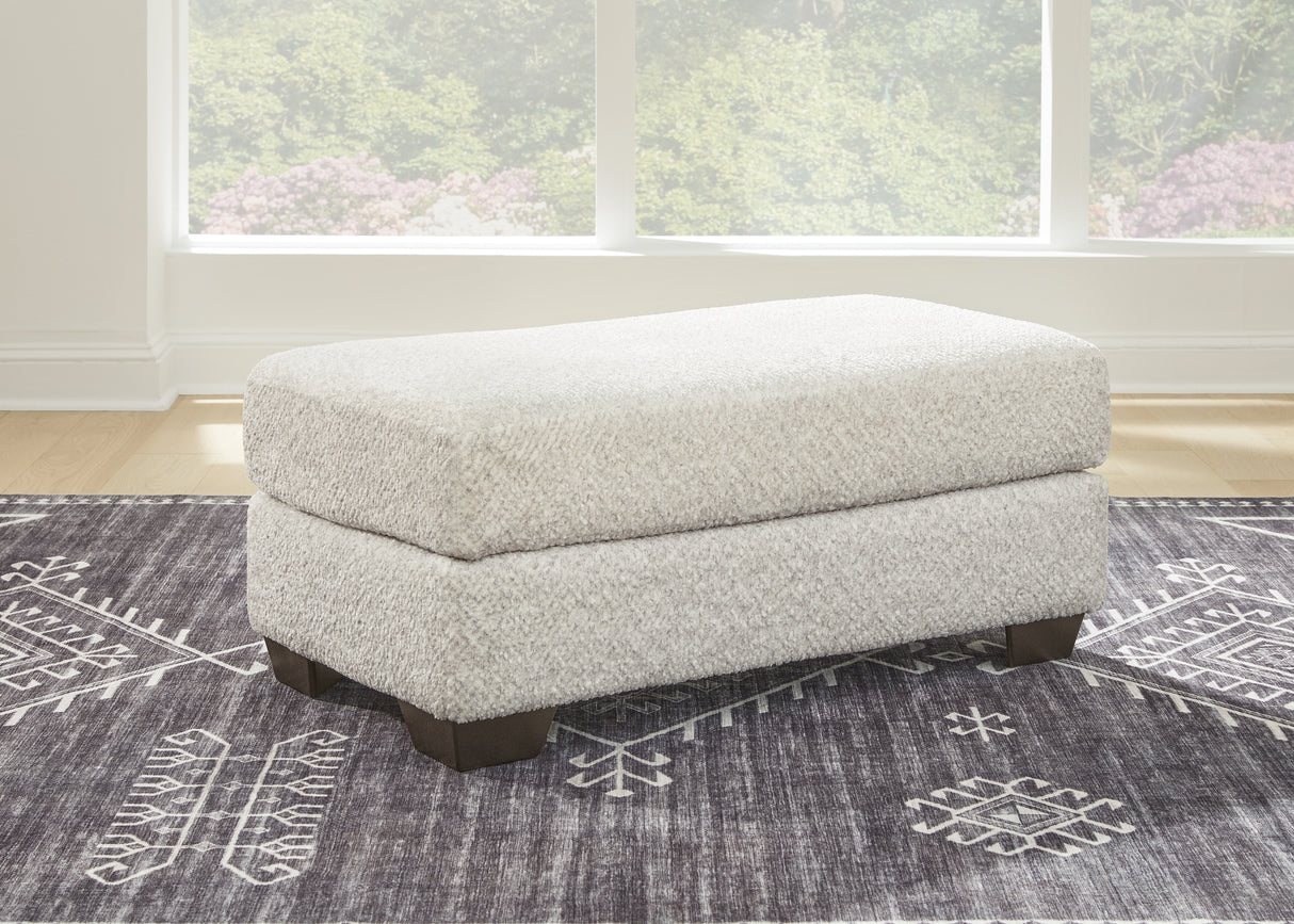 Brebryan Flannel Ottoman from Ashley - Luna Furniture