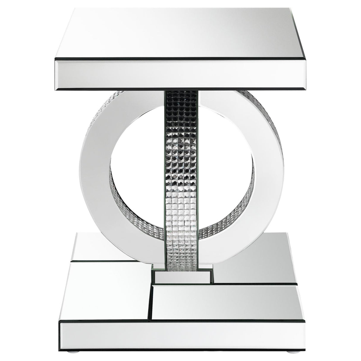 Breena Square End Table Mirror from Coaster - Luna Furniture