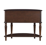 Brenda Brown Console Table with Curved Front from Coaster - Luna Furniture