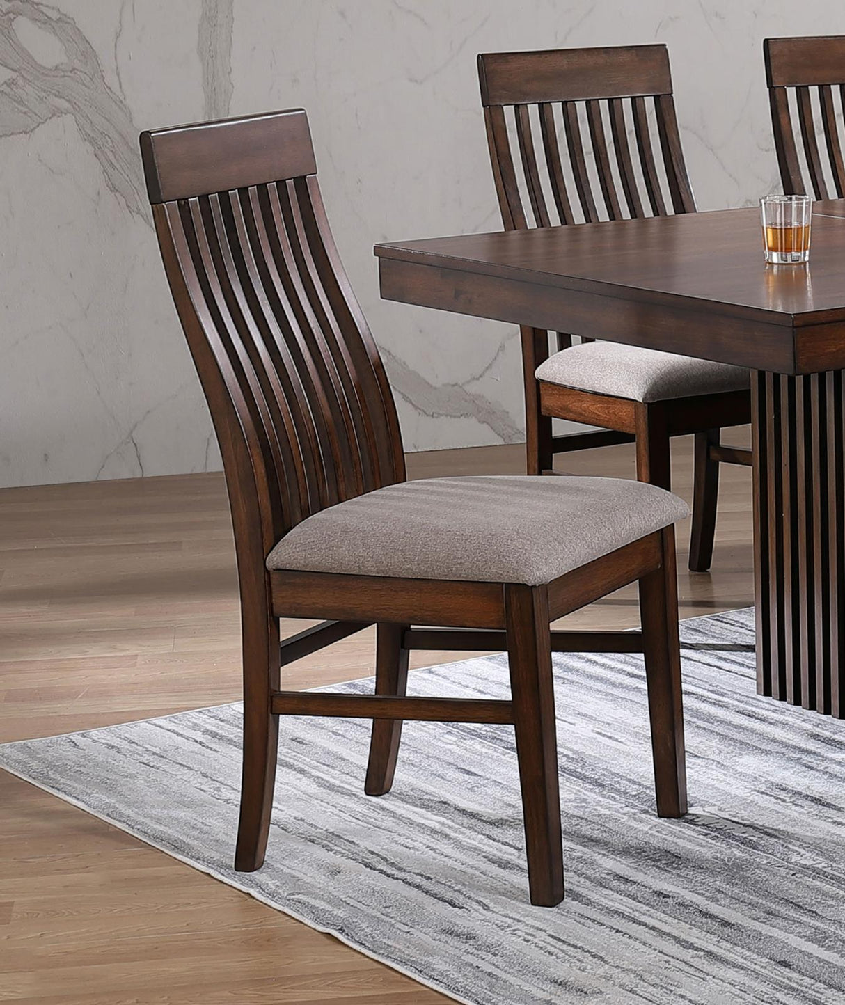 Briarwood Slat Back Dining Side Chair Mango Oak and Brown (Set of 2) from Coaster - Luna Furniture