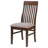 Briarwood Slat Back Dining Side Chair Mango Oak and Brown (Set of 2) from Coaster - Luna Furniture