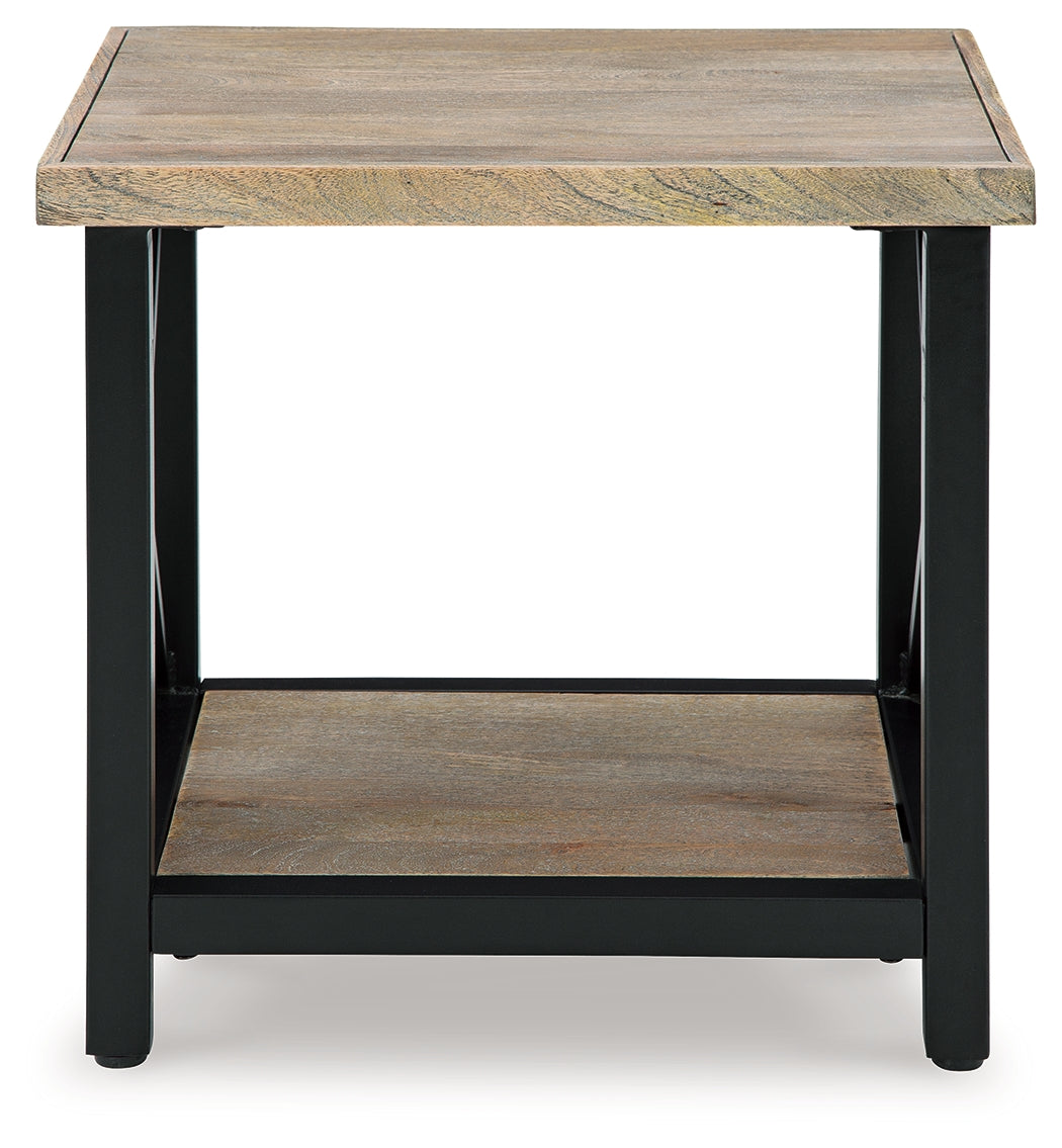 Bristenfort Brown/Black End Table from Ashley - Luna Furniture