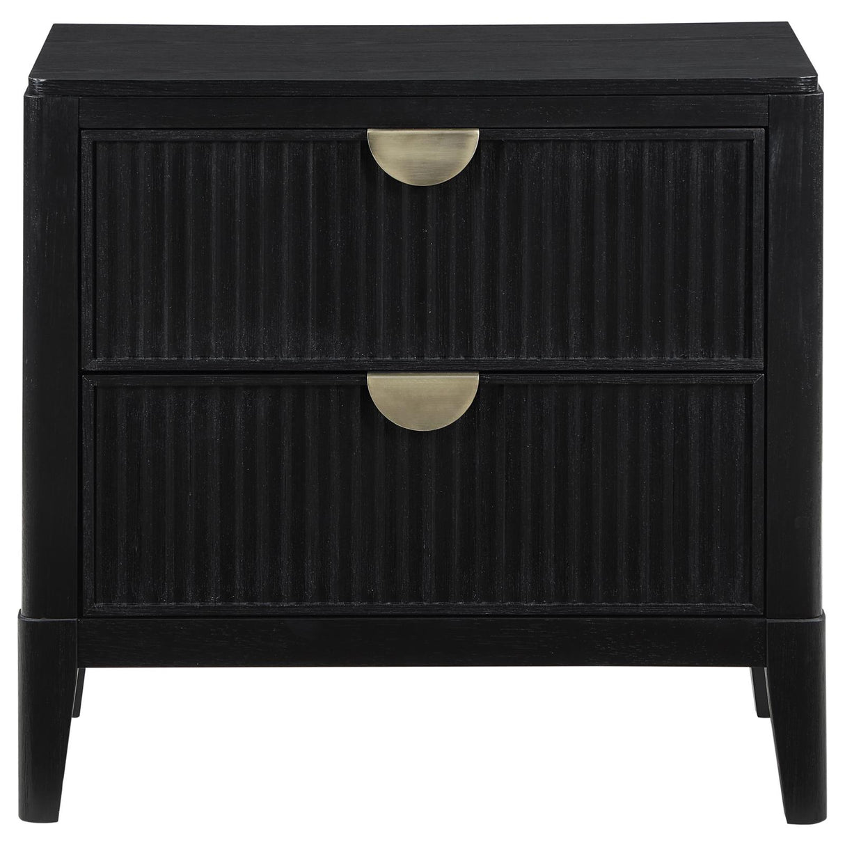 Brookmead 2-Drawer Nightstand Black from Coaster - Luna Furniture