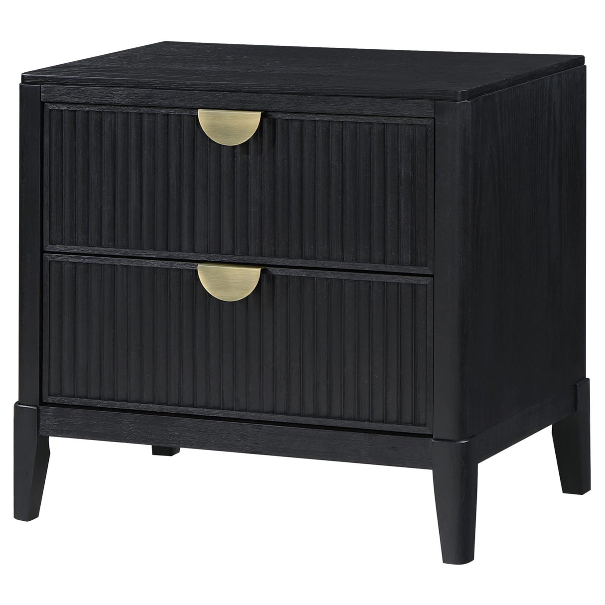 Brookmead 2-Drawer Nightstand Black from Coaster - Luna Furniture