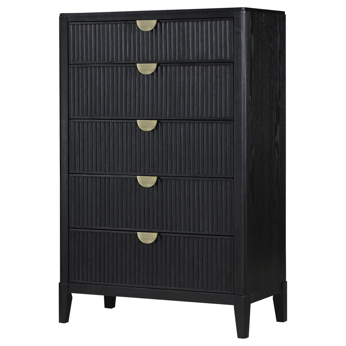 Brookmead 5-drawer Bedroom Chest Black from Coaster - Luna Furniture