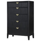 Brookmead 5-drawer Bedroom Chest Black from Coaster - Luna Furniture