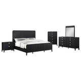 Brookmead Black 5-Piece Eastern King Bedroom Set from Coaster - Luna Furniture