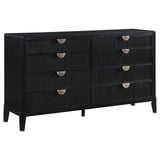 Brookmead 8-drawer Bedroom Dresser Black from Coaster - Luna Furniture