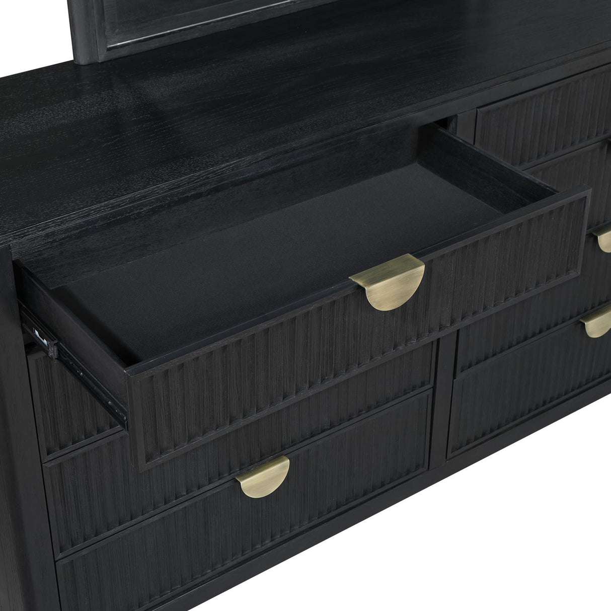 Brookmead 8-drawer Bedroom Dresser Black from Coaster - Luna Furniture