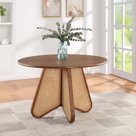 Brown Butterfly Dining Table from Meridian - Luna Furniture