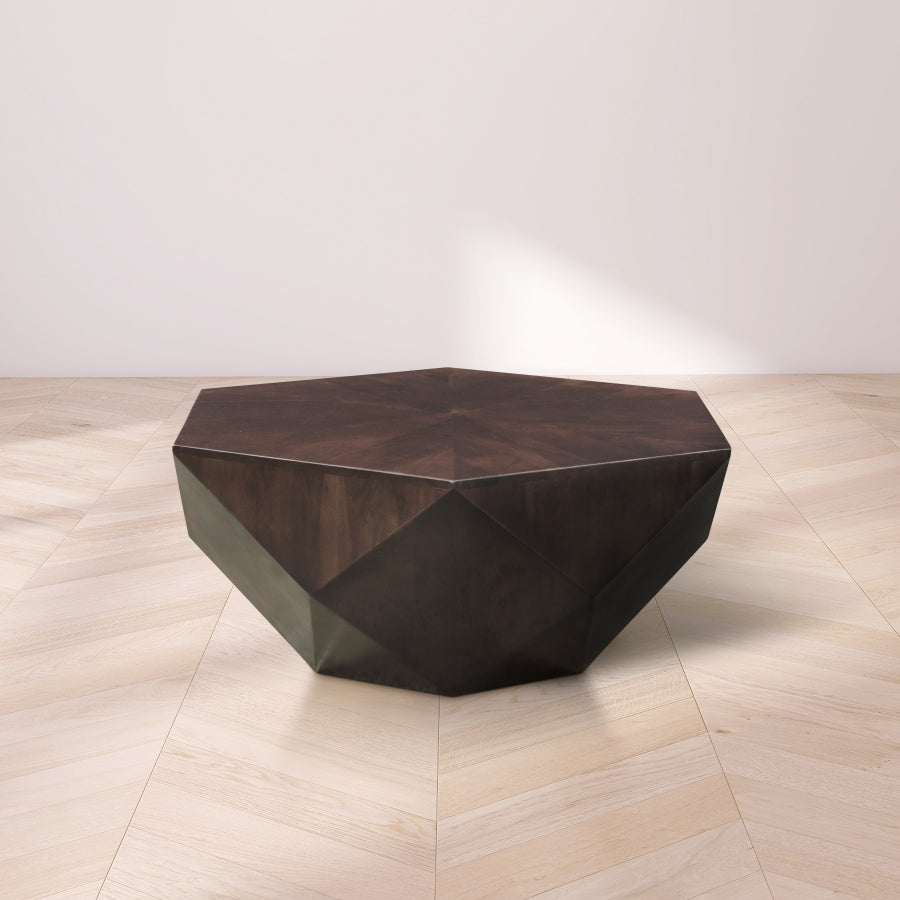 Brown Diamante Coffee Table from Meridian - Luna Furniture